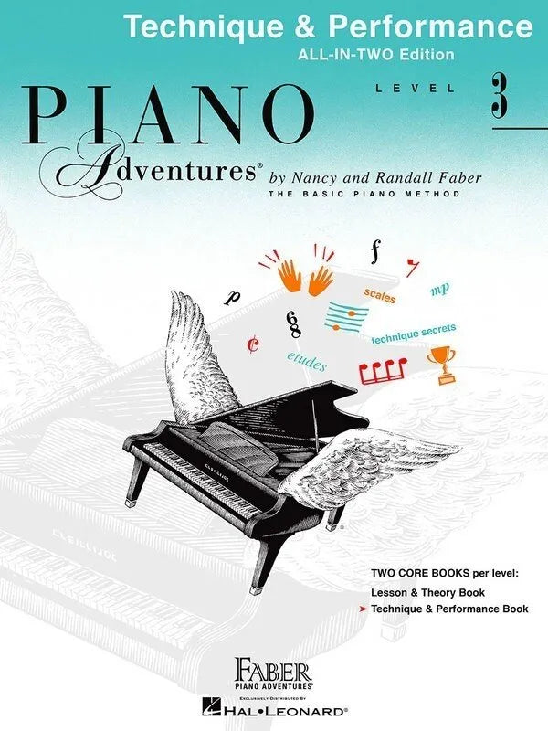 Piano Adventures All-In-Two Level 3 Technique & Performance Book