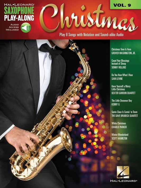 Christmas — Saxophone Play-Along, Vol. 9, Book/Online Audio (Hal Leonard)