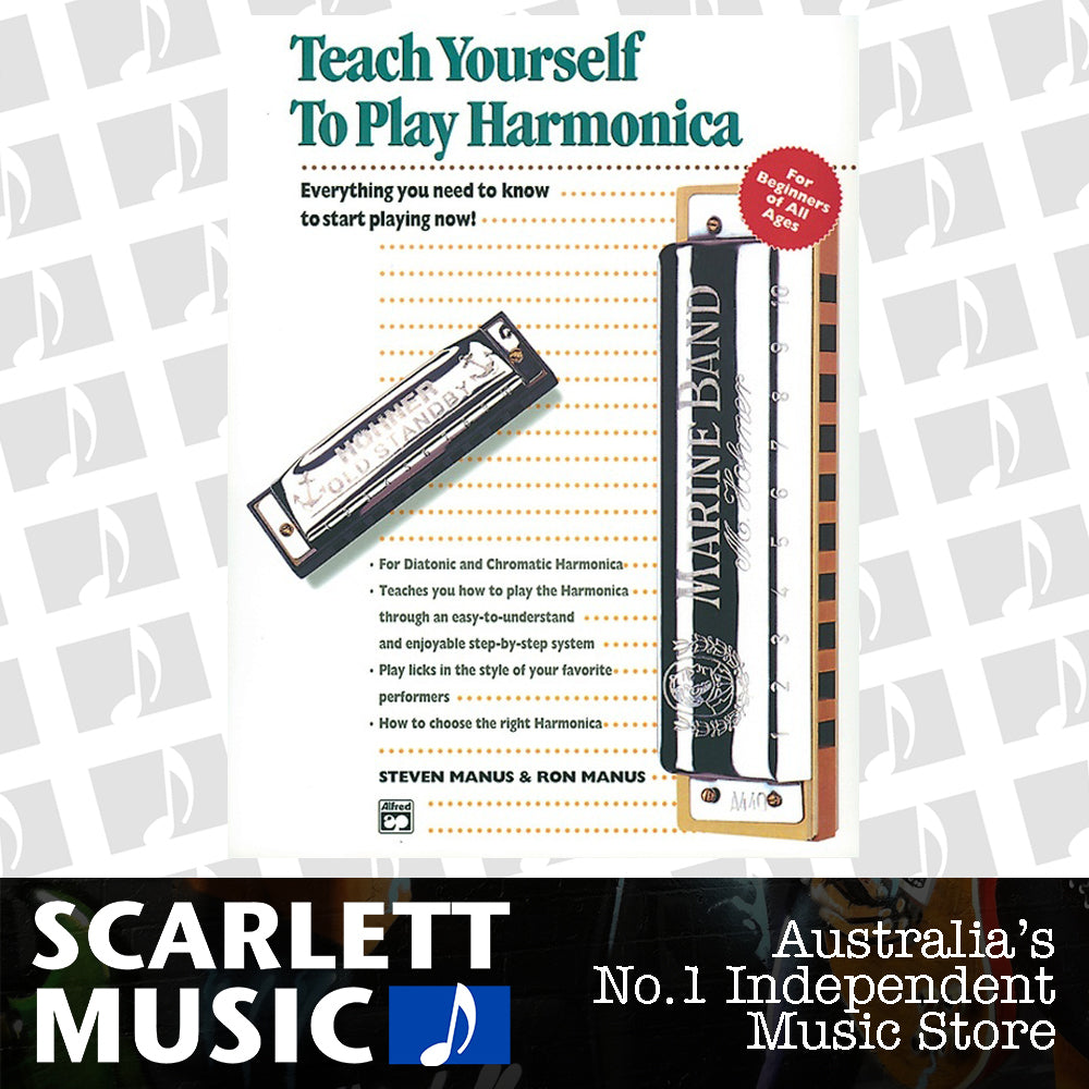 Teach Yourself to Play Harmonica Book and CD — view 2