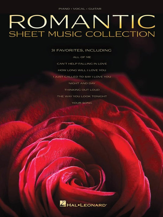 Romantic Sheet Music Collection — Piano/Vocal/Guitar (Hal Leonard)