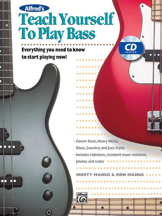 Teach Yourself to Play Bass Book with CD
