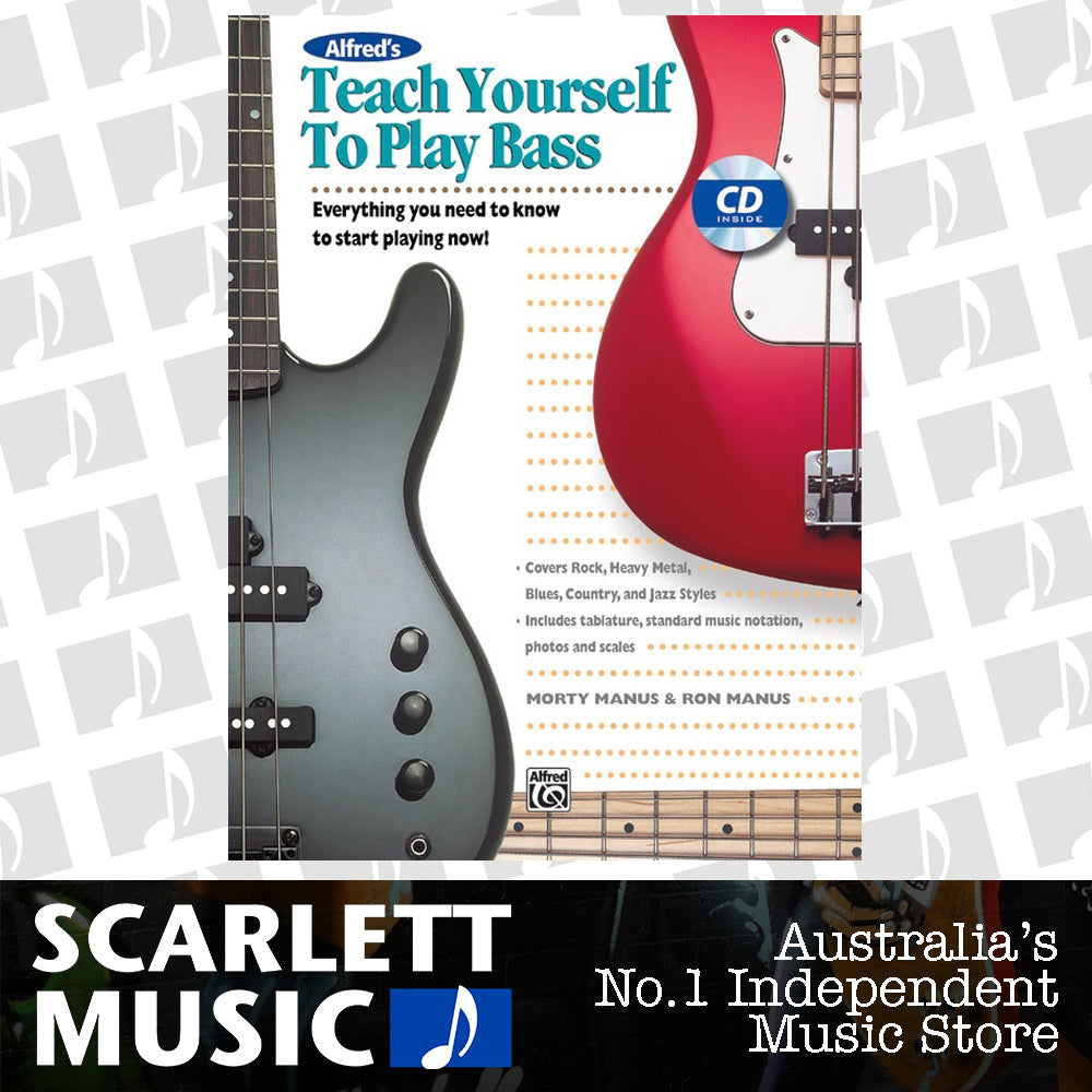 Teach Yourself to Play Bass Book with CD — view 2