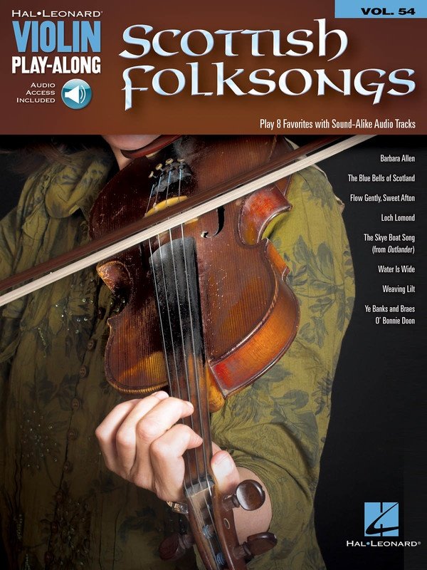 Scottish Folksongs — Violin Play-Along, Vol. 54, Book/Online Audio (Hal Leonard)