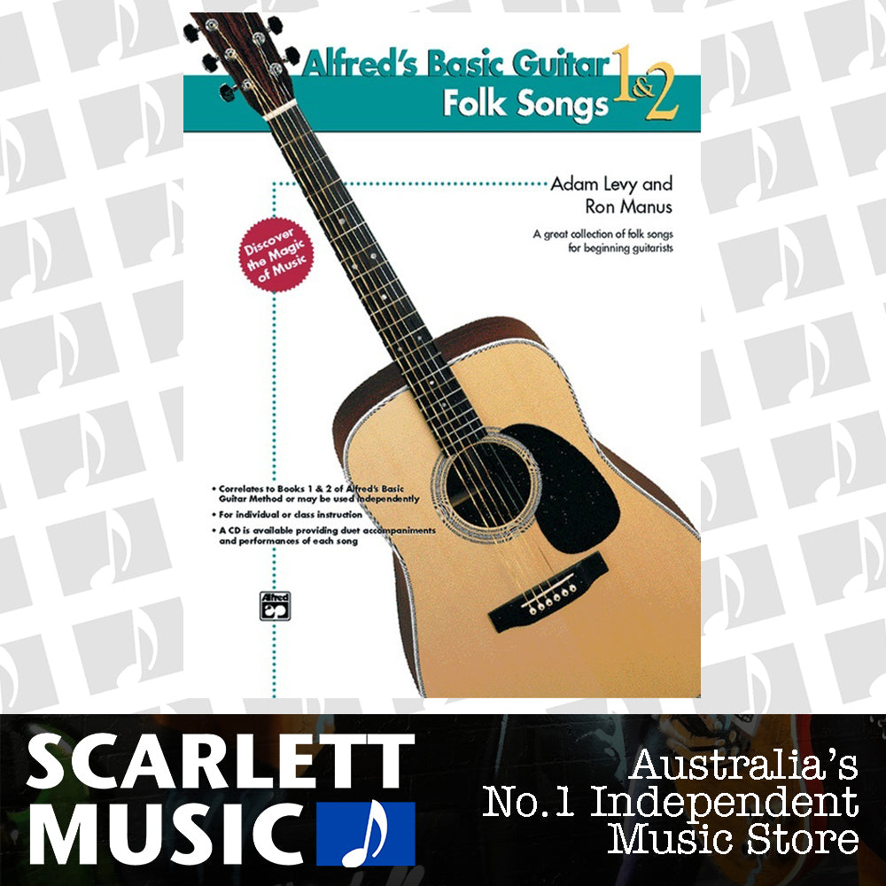AB Guitar Folk Songs Books 1 & 2 - Guitar Sheet Music — view 2