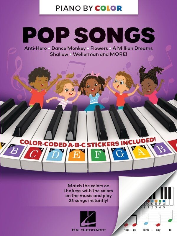 Piano by Color - Pop Songs Songbook