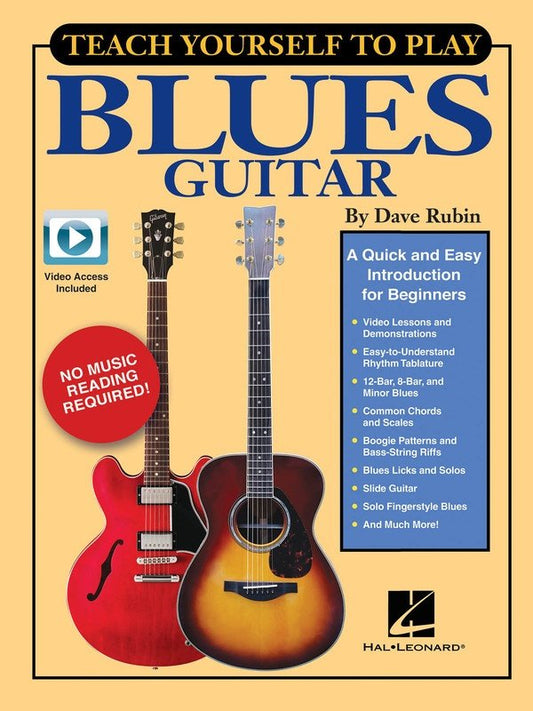 Teach Yourself to Play Blues Guitar — Book/Online Video (Hal Leonard)