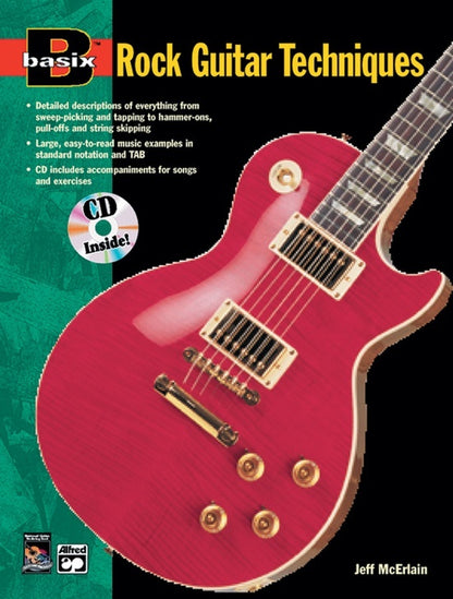 Basix Rock Guitar Techniques Book/CD