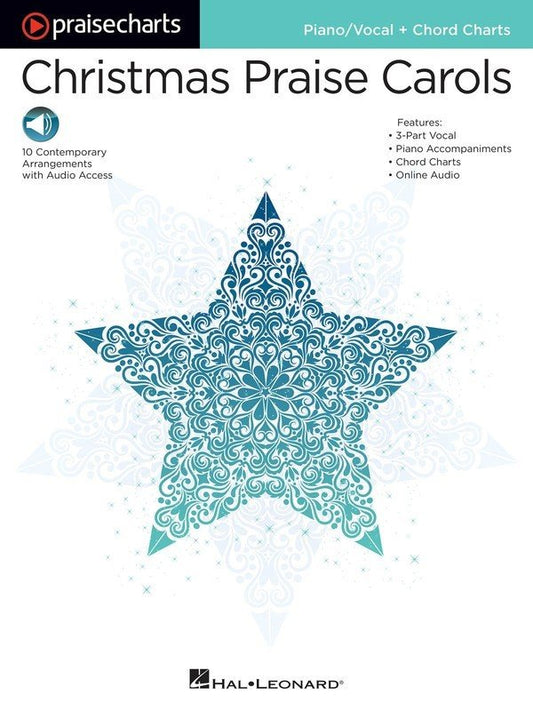PraiseCharts: Christmas Praise Carols — Piano/Vocal/Guitar, Book/Online Audio (Hal Leonard)