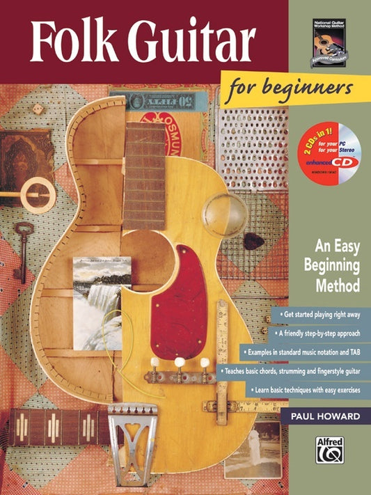 Folk Guitar For Beginners Book/ECD