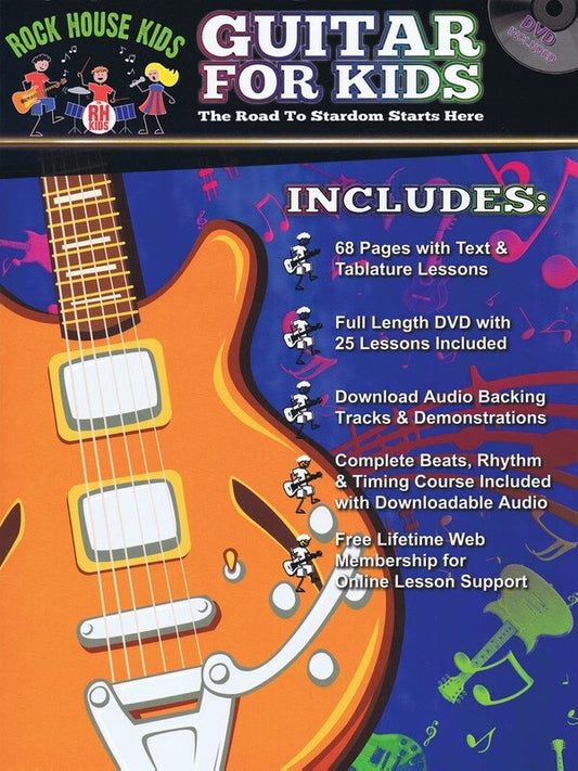 Guitar for Kids — Book, DVD & Online Audio (Rock House Kids)