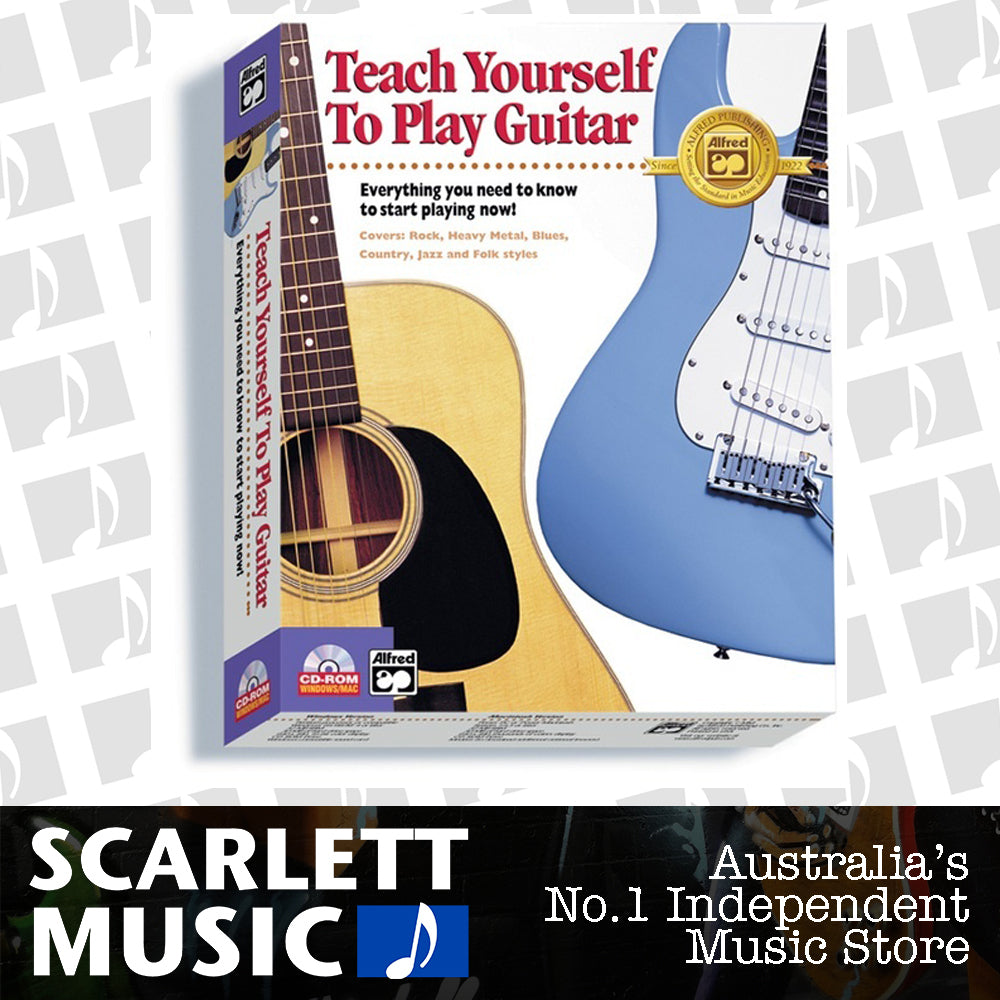 Teach Yourself to Play Guitar CD Rom Box Set — view 2