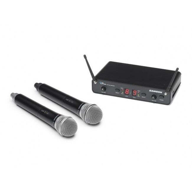 Samson Wireless Concert 88 Handheld Dual Microphones UHF Wireless Mic System