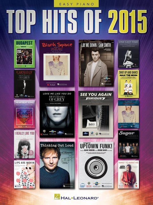 Top Hits of 2015 — Easy Piano (Hal Leonard)