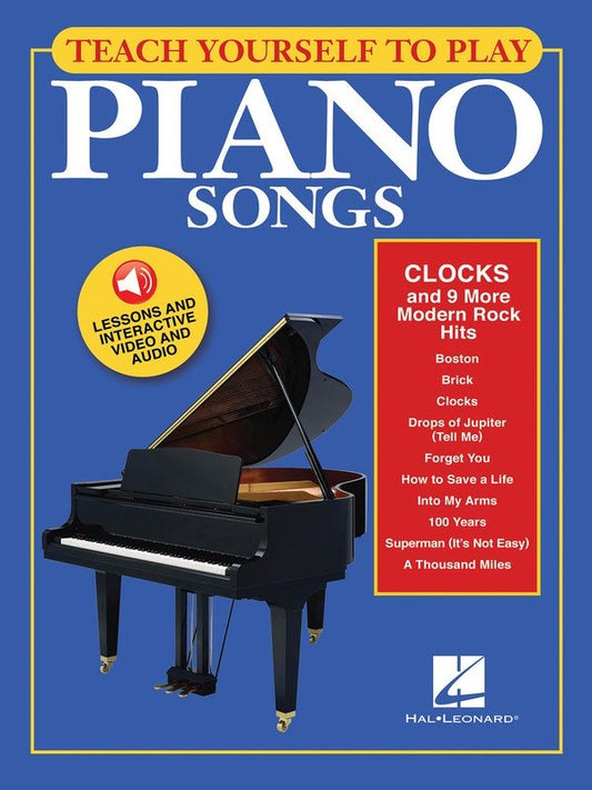 Teach Yourself to Play Piano: Clocks & 9 More Modern Rock Hits — Easy Piano (Hal Leonard)