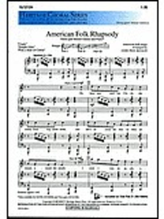 American Folk Rhapsody Arr Spevacek 3 Part Mixed