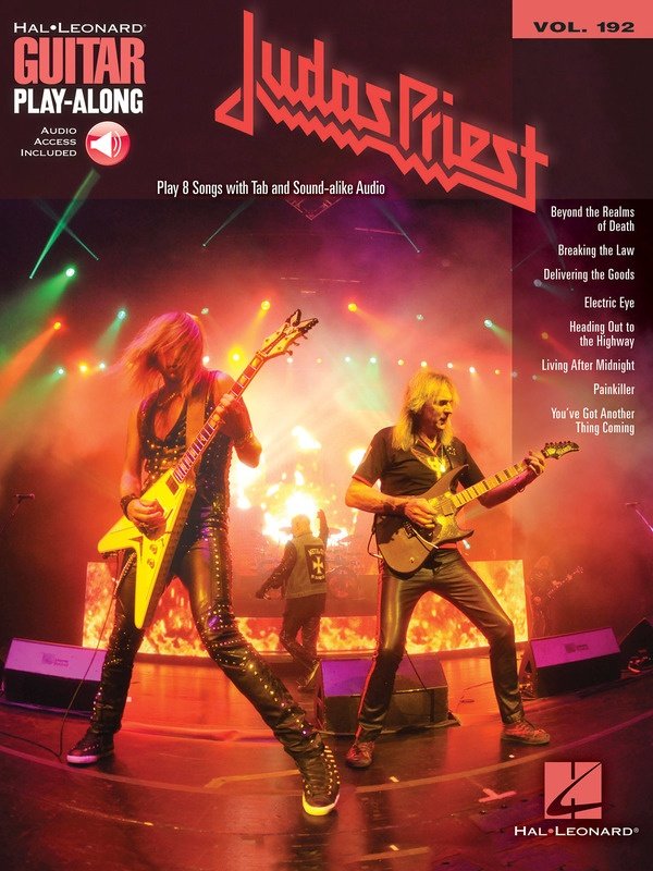 Judas Priest — Guitar Play-Along, Vol. 192, Book/Online Audio (Hal Leonard)