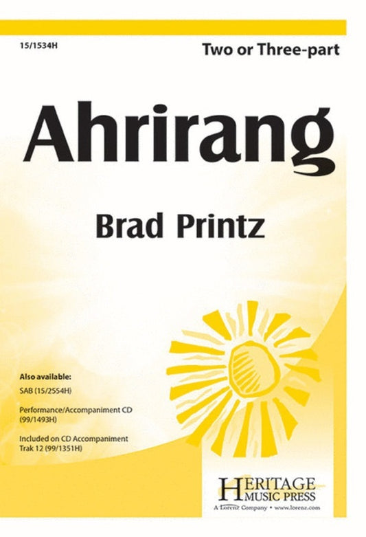 Ahrirang 2 Part Or 3 Part Treble