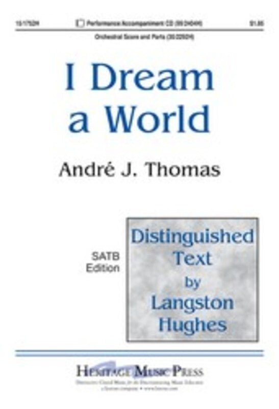 I Dream A World SATB/Piano