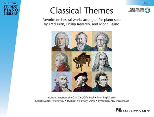 Classical Themes, Level 1 — Book/Online Audio (Hal Leonard Student Piano Library)