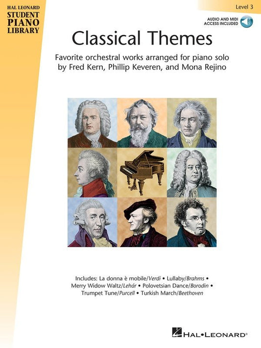 Classical Themes, Level 3 — Book/Online Audio (Hal Leonard Student Piano Library)