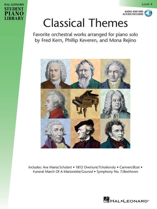 Classical Themes, Level 4 — Book/Online Audio (Hal Leonard Student Piano Library)