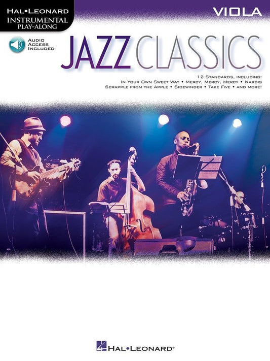 Jazz Classics for Viola — Book/Online Audio (Hal Leonard Instrumental Play-Along)
