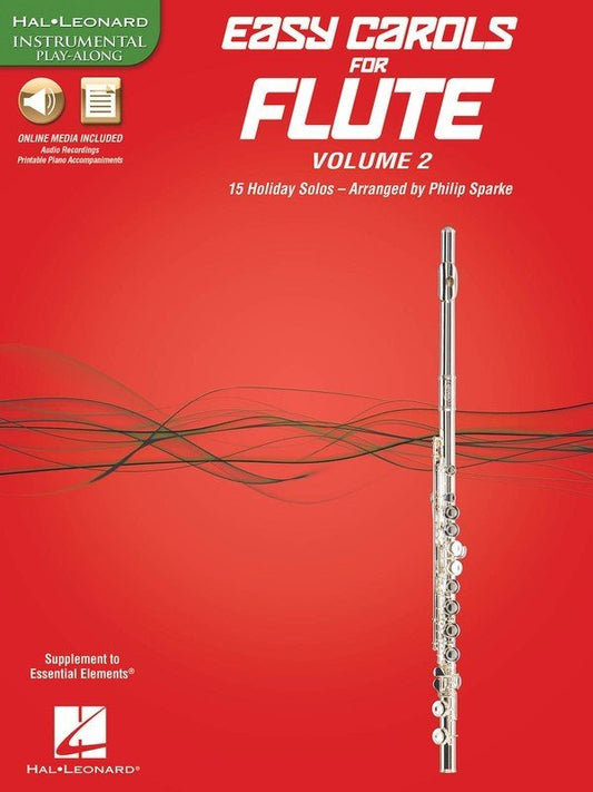 Easy Carols for Flute, Vol. 2 — Book/Online Media (Hal Leonard Instrumental Folio)