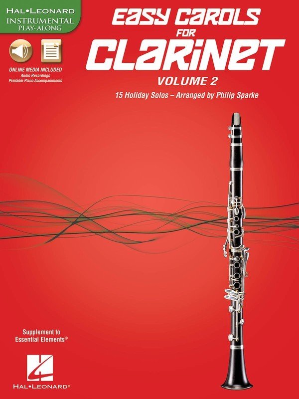 Easy Carols for Clarinet, Vol. 2 — Book/Online Media (Hal Leonard Instrumental Folio)