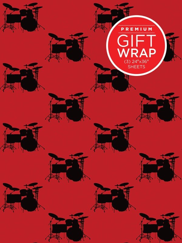 Gift Wrapping Paper — Drumset Theme (Hal Leonard)