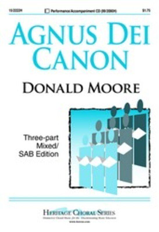 Agnus Dei Canon for 3 Part Mixed Voices and Piano