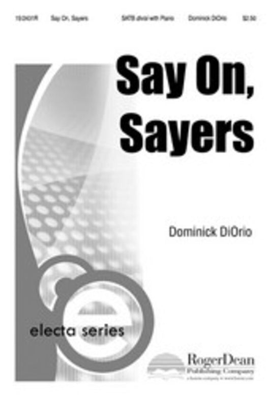 Say On Sayers SATB