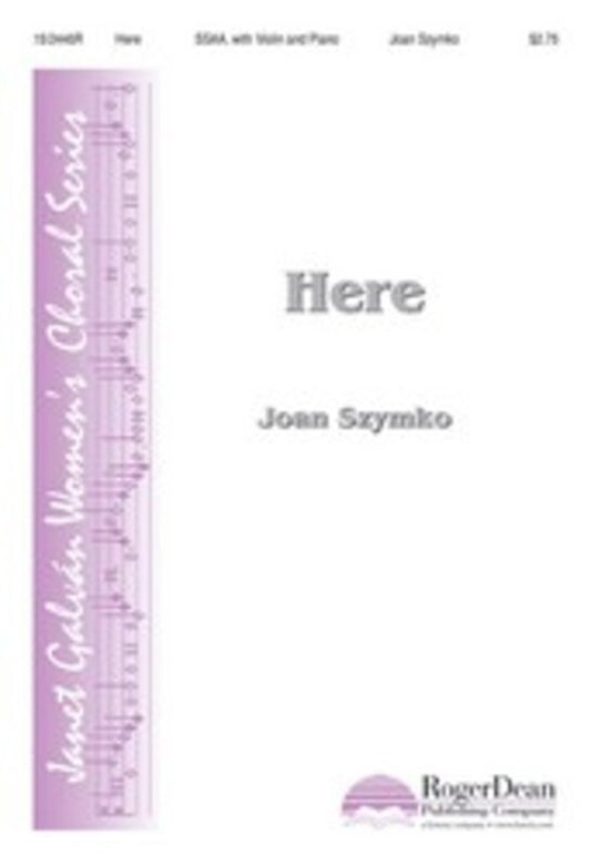 Here SSAA Violin Piano