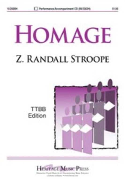 Homage TTBB/Piano
