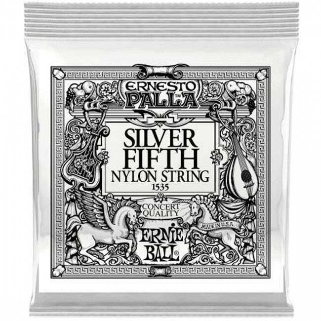 Ernie Ball 1535 Single Classical Guitar String Silver 5th