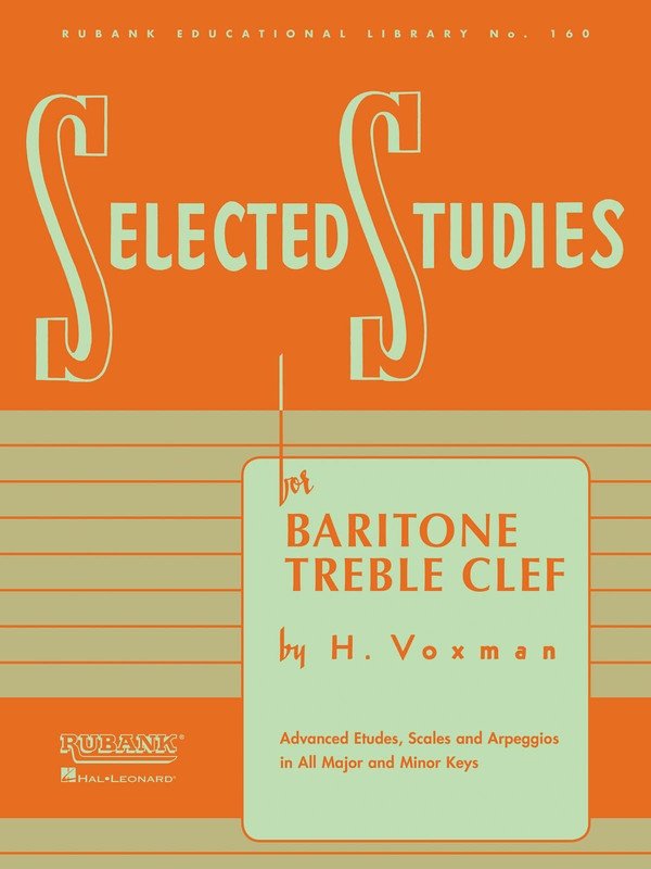 Selected Studies for Baritone/Euphonium (Treble Clef) (Rubank Publications)