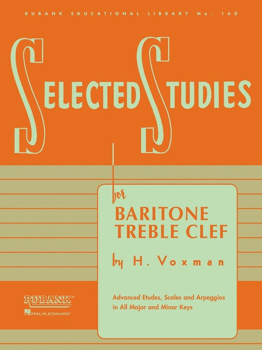 Selected Studies for Baritone/Euphonium (Treble Clef) (Rubank Publications)