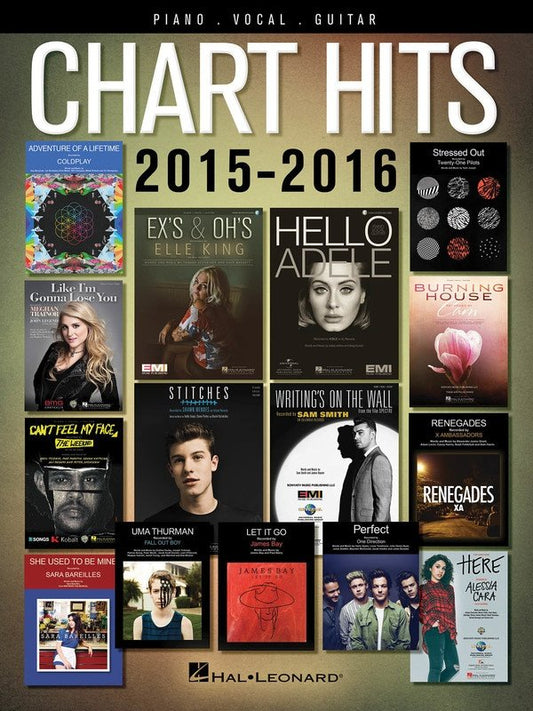 Chart Hits of 2015–2016 — Piano/Vocal/Guitar (Hal Leonard)