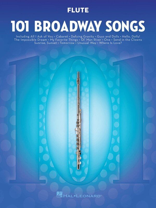 101 Broadway Songs for Flute - Hal Leonard, 112 Pages, Woodwind Instrumental Collection