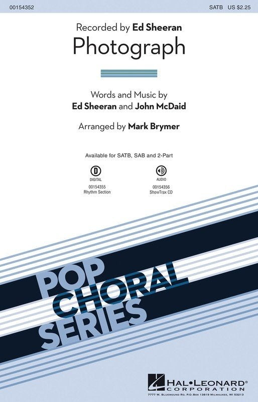 Photograph — 2-Part Choral Score (Hal Leonard)