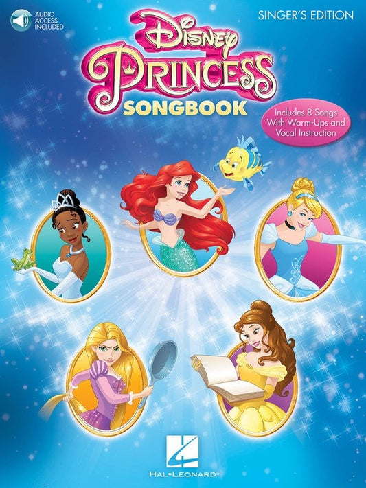 Disney Princess Songbook — Singer's Edition Book/Online Audio (Hal Leonard)