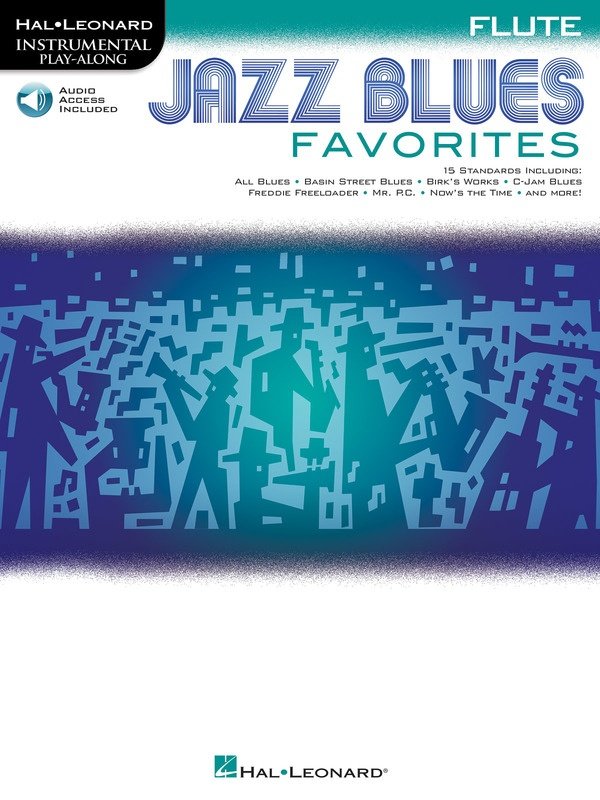 Jazz & Blues Favorites for Flute — Book/Online Audio (Hal Leonard Instrumental Play-Along)