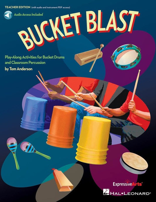 Bucket Blast — Percussion Book/Online Audio (Hal Leonard)
