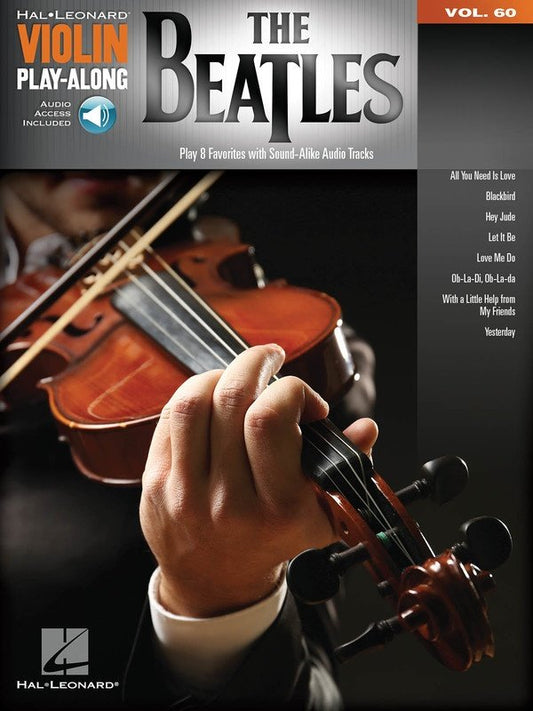 The Beatles — Violin Play-Along Vol. 60, Book/Online Audio (Hal Leonard)
