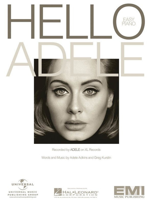 Adele: Hello — Easy Piano Single Sheet (Hal Leonard)