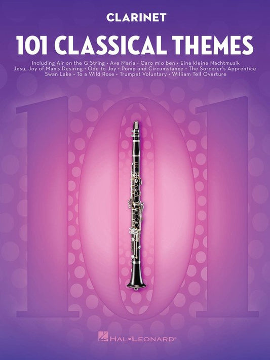 101 Classical Themes For Clarinet (Hal Leonard)