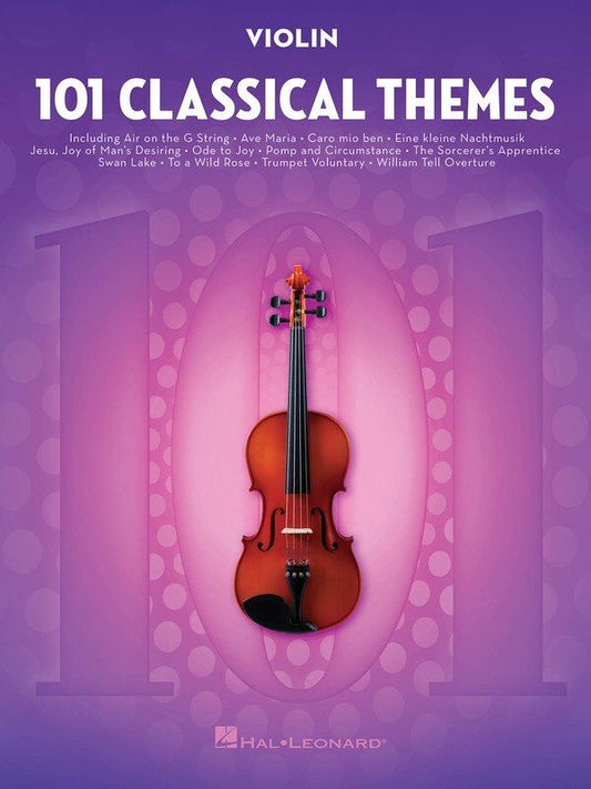 101 Classical Themes for Violin by Hal Leonard, 88 Pages, Series: 101 Instrumental Folios