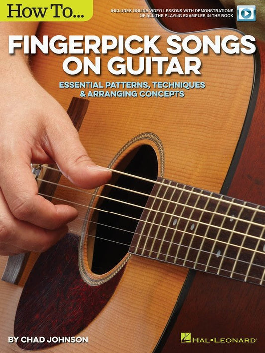 How to Fingerpick Songs on Guitar TAB — Book/Online Video (Hal Leonard)