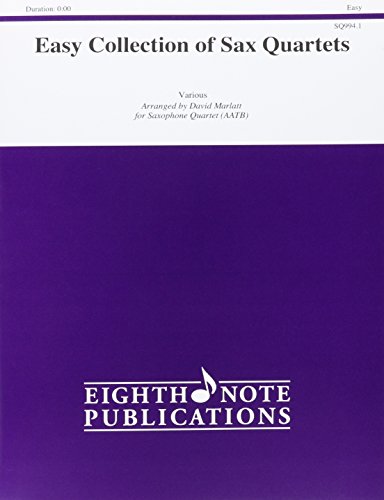Easy Collection Of Sax Quartets Aatb