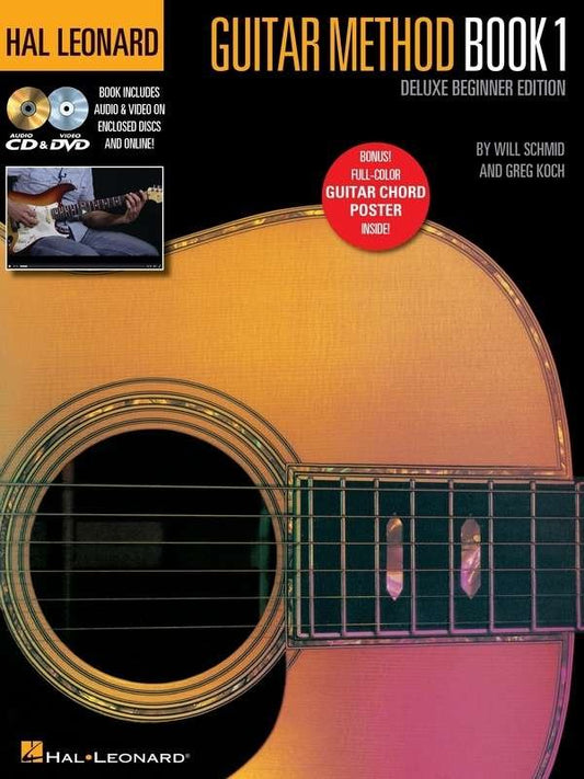 Hal Leonard Guitar Method Book 1 — Deluxe Beginner Edition (Hal Leonard)