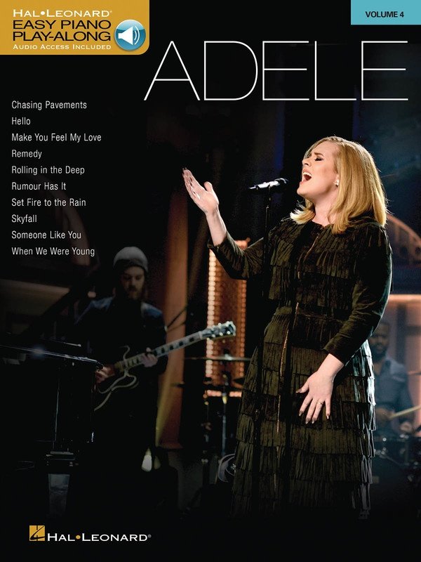 Adele Easy Piano Playalong V4 Bk/Ola (Hal Leonard)